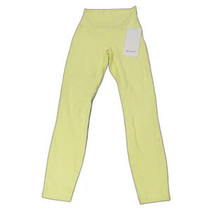 Lululemon Athletica Yellow Align HR Pant 25" Inseam Leggings Women's Size 2 NWT